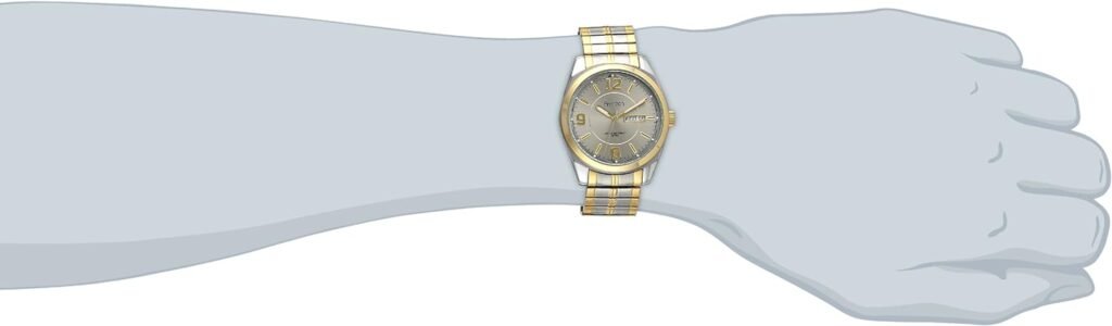 Armitron Mens Day-Date Function Expansion Band Watch, 20-4591