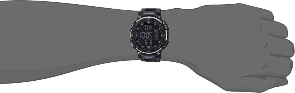 Armitron Sport Mens 40/8254BLK Black Digital Chronograph Watch Armitron Sport Mens 40/8254BLK Black Digital Chronograph Watch