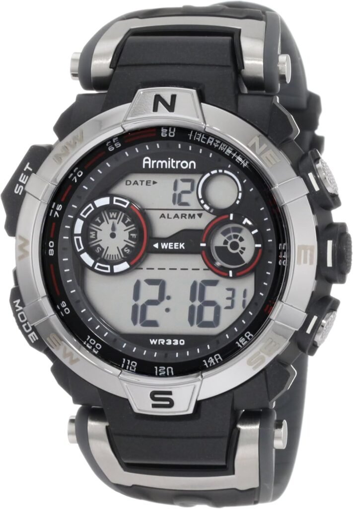 Armitron Sport Mens Digital Chronograph Resin Strap Watch, 40-8231 Armitron Sport Mens Digital Chronograph Resin Strap Watch, 40-8231