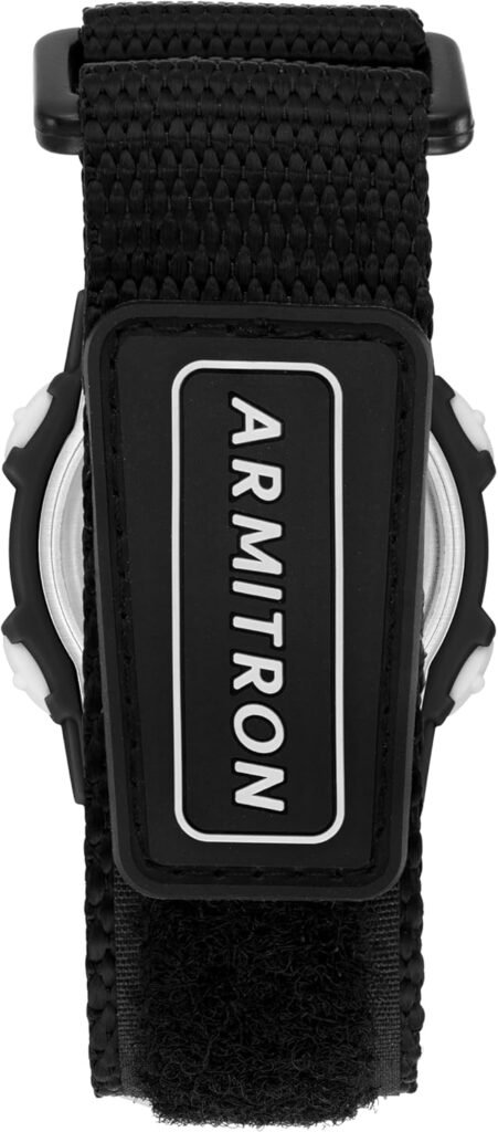 Armitron Sport Unisex Digital Chronograph Nylon Strap Watch, 45-7004