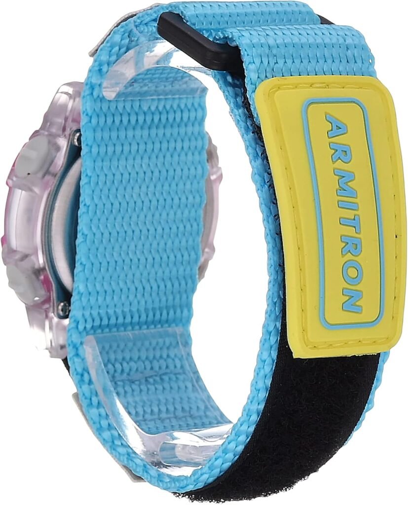 Armitron Sport Unisex Digital Chronograph Nylon Strap Watch, 45-7004