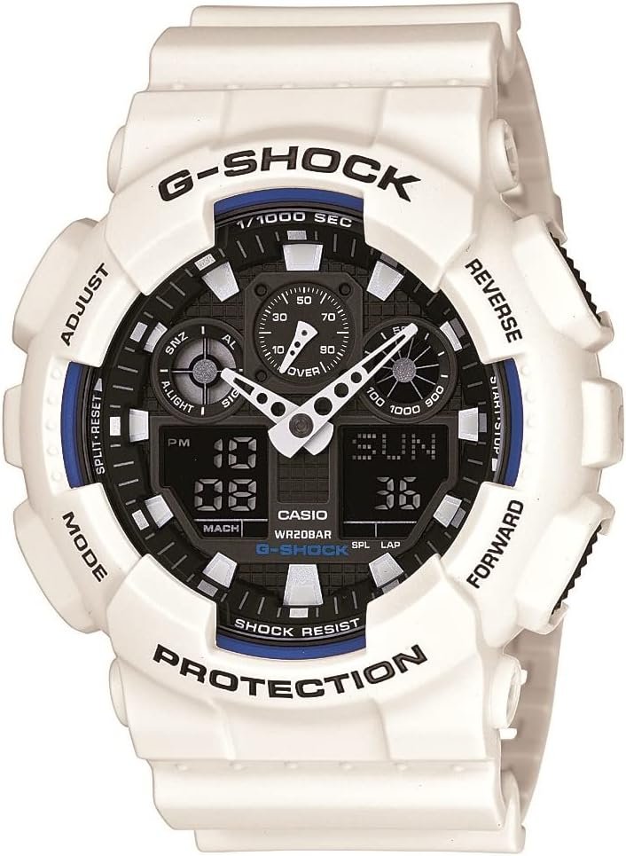 Casio Mens GA-100 XL Series G-Shock Quartz 200M WR Shock Resistant Watch