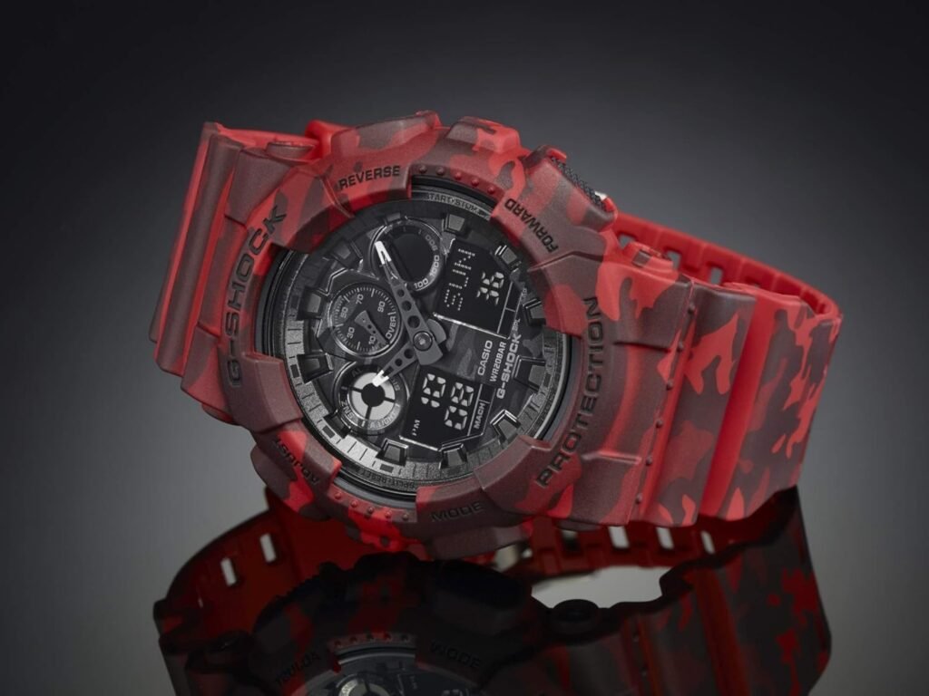 Casio Mens GA-100 XL Series G-Shock Quartz 200M WR Shock Resistant Watch