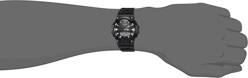 Casio Mens HDC-700-1AVCF Classic Analog-Digital Display Quartz Black Watch