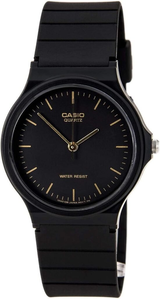 Casio Mens MQ24-1E Black Resin Watch