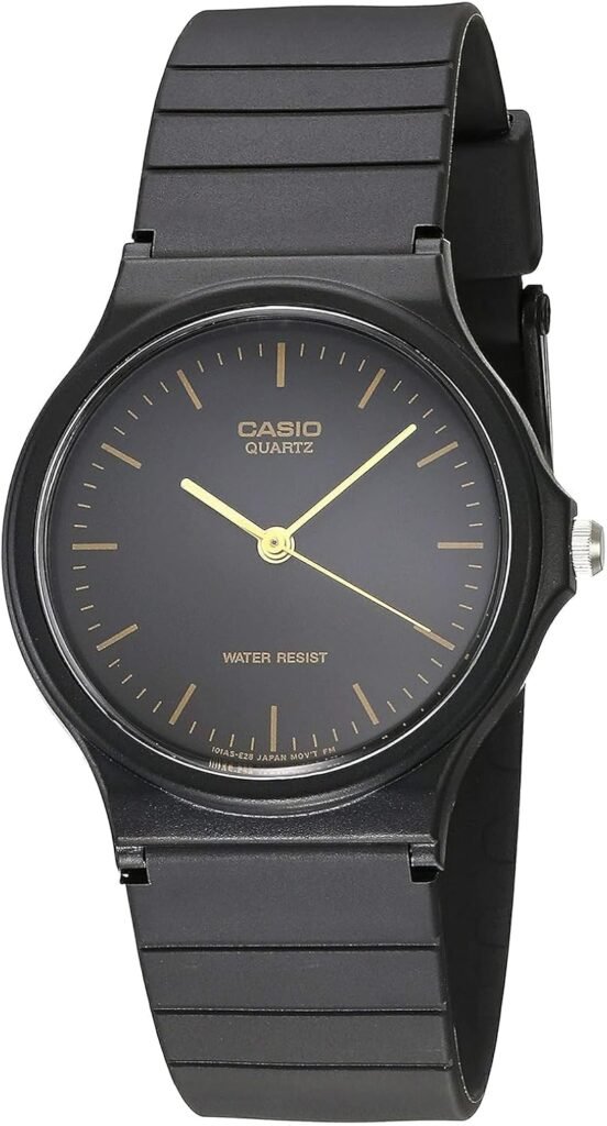 Casio Mens MQ24-1E Black Resin Watch