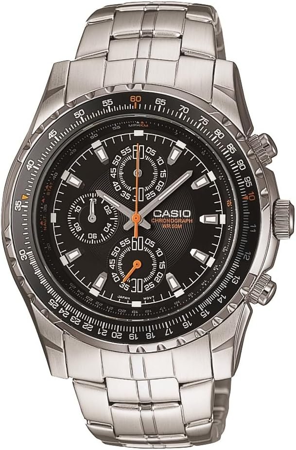 Casio Mens MTP4500D-1AV Slide Rule Bezel Analog Chronograph Aviator Watch Casio Mens MTP4500D-1AV Slide Rule Bezel Analog Chronograph Aviator Watch