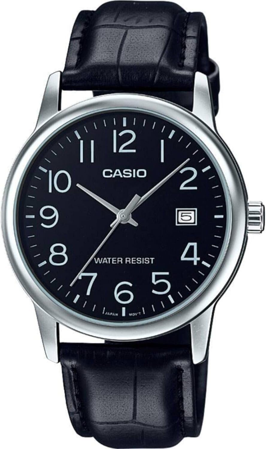 casio-mtp-v002l-1b-mens-standard-analog-leather-band-easy-reader-day-date-watch Casio #MTP-V002L-1B Men’s Watch Review