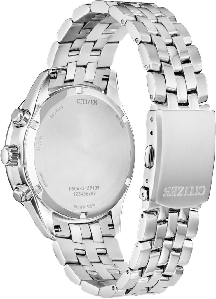 Citizen Mens Classic Corso Eco-Drive Watch, Chronograph, 12/24 Hour Time, Date, Sapphire Crystal