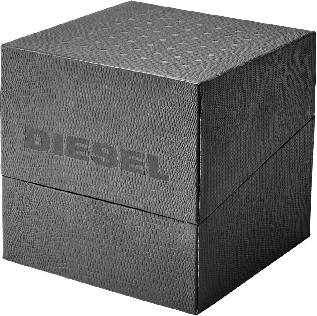 Diesel Mega Chief Stainless Steel Mens Watch with Analog or Digital Movement