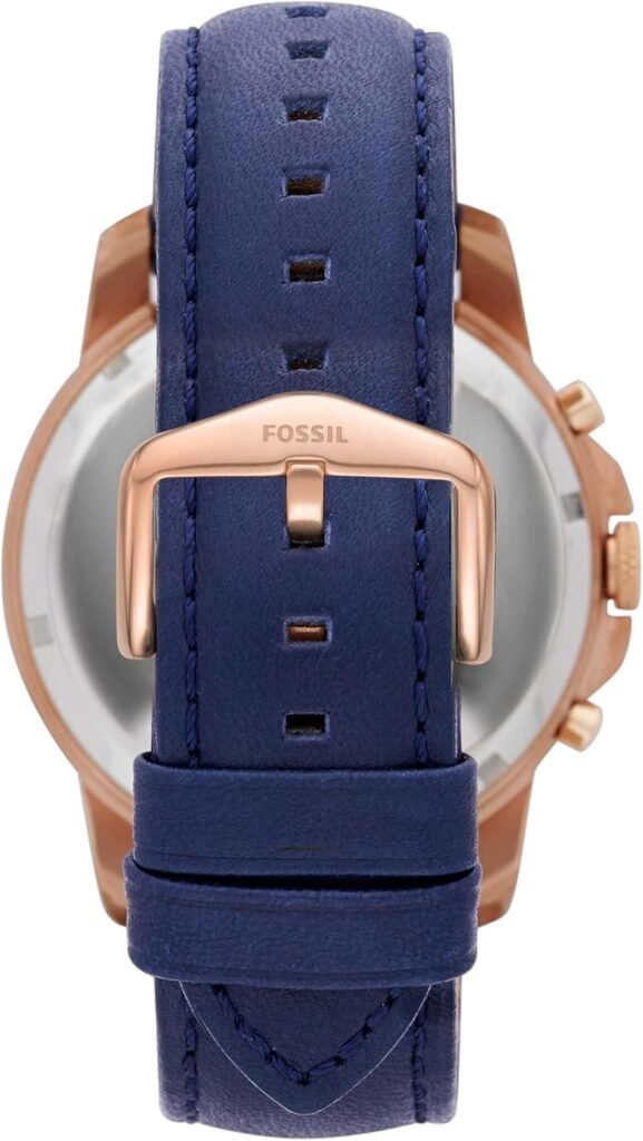 Fossil Grant Mens Watch with Chronograph or Automatic Display and Genuine Leather or Stainless Steel Band