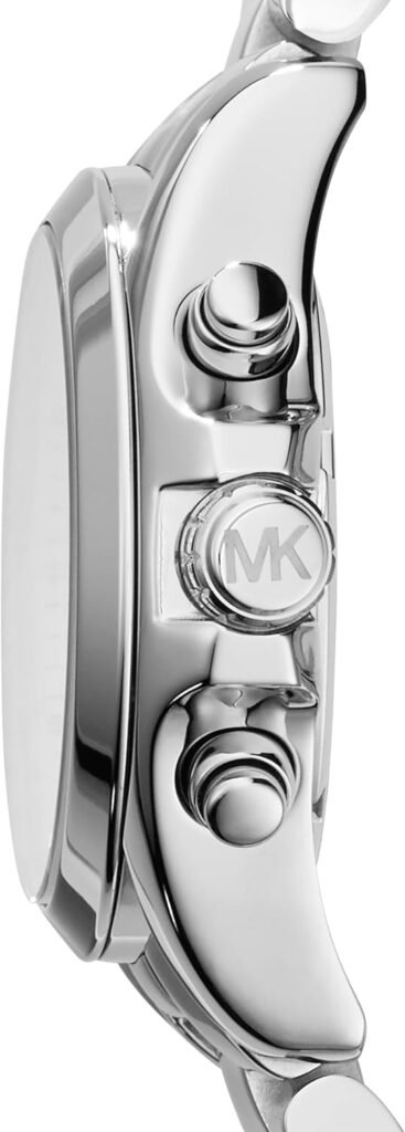 Michael Kors Bradshaw Womens Watch, Stainless Steel Chronograph Watch for Women with Steel or Leather Band