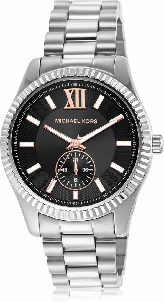 Michael Kors Lexington Mens Watch, Stainless Steel Bracelet Watch for Men