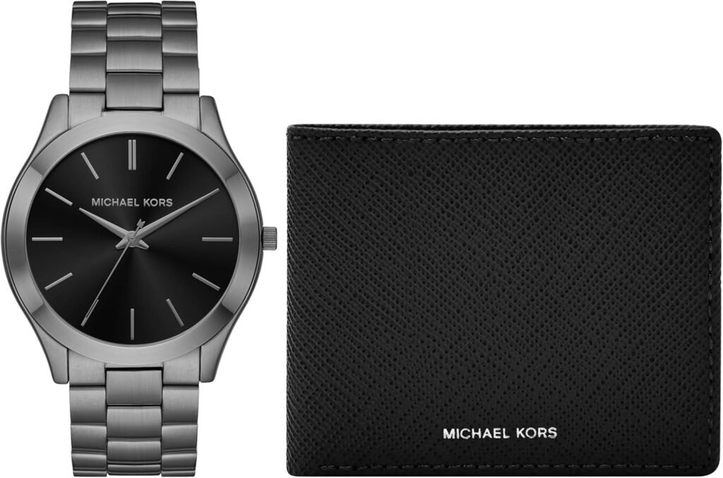 Michael Kors Oversized Slim Runway Mens Watch, Stainless Steel Watch for Men