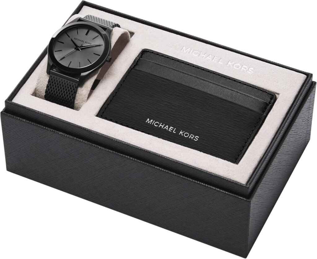 Michael Kors Oversized Slim Runway Mens Watch, Stainless Steel Watch for Men