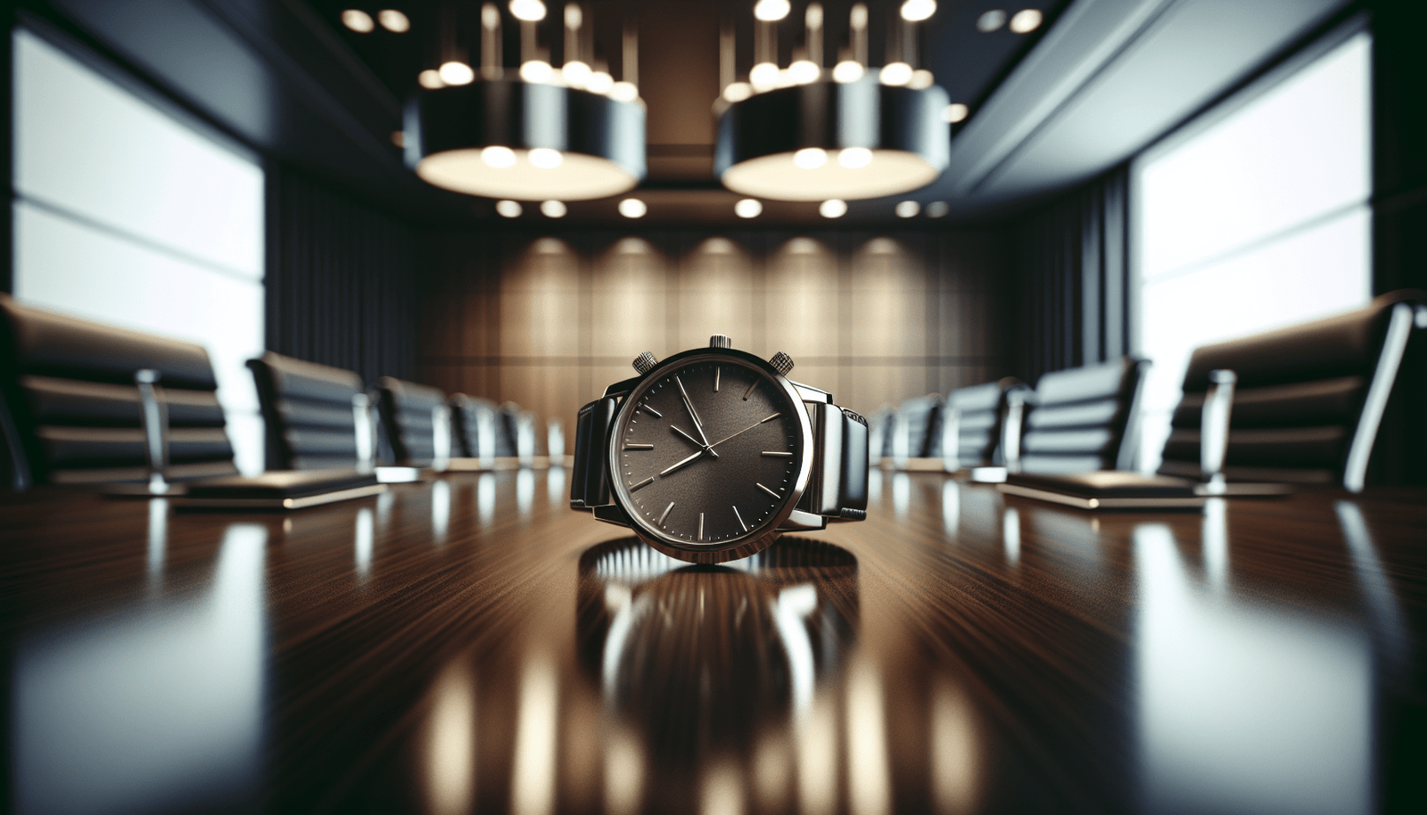 Watches and Silent Conversations in Business Meetings