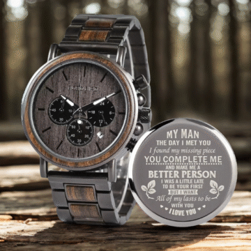 2win Engraved Wooden Watch Review