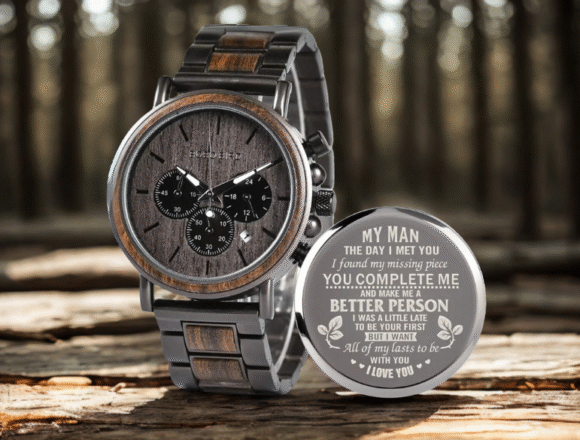 2win Engraved Wooden Watch Review