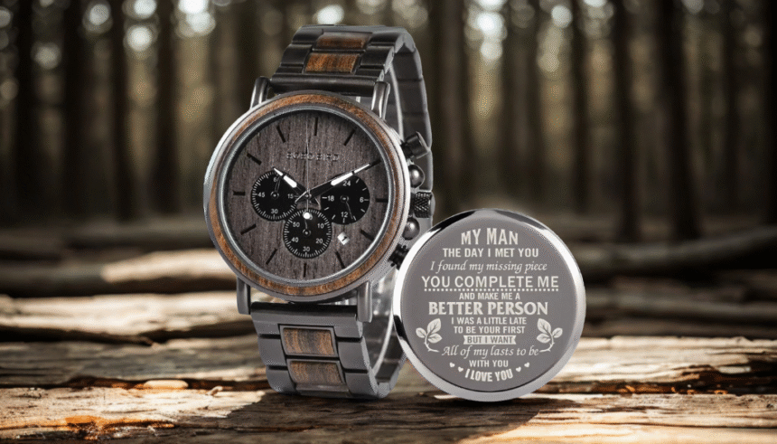 2win Engraved Wooden Watch Review