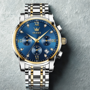 OLEVS Men’s Stainless Steel Chronograph Watch Review