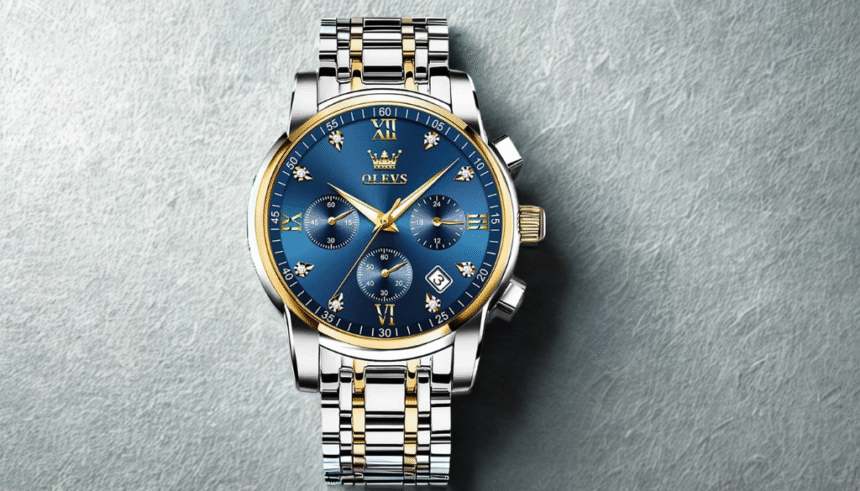 OLEVS Men’s Stainless Steel Chronograph Watch Review