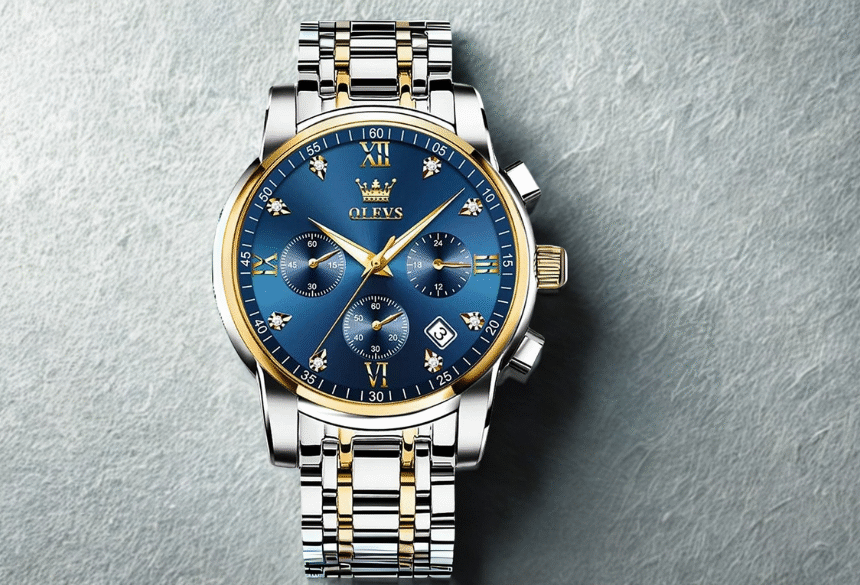 OLEVS Men’s Stainless Steel Chronograph Watch Review