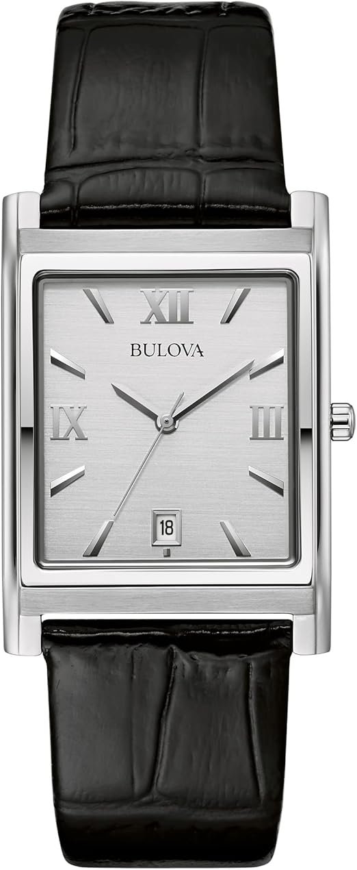 Bulova 96B107 dial and case detail