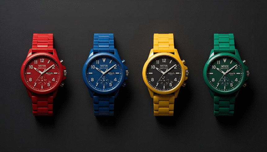 The Allure of Colorful Watches for Men The Allure of Colorful Watches for Men