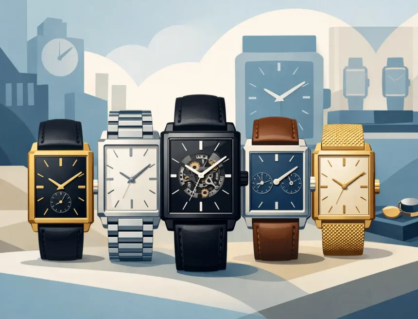 10 Best Rectangular Watches for Men to Buy