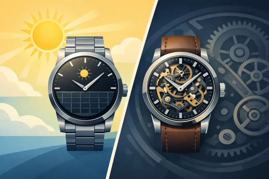 Solar vs Automatic Watches for Everyday Style Solar vs Automatic Watches for Everyday Style